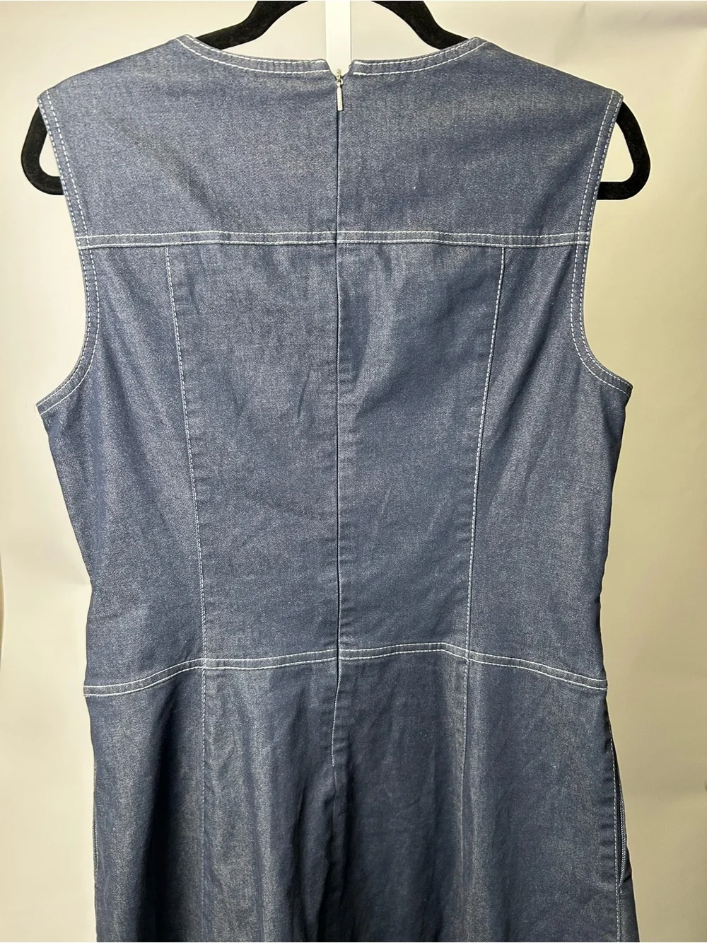 Donna Karan Blue Denim Dress - Picture 6 of 8